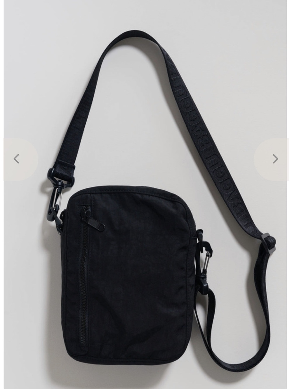 BAGGU X OISELLE Black Crossbody Bag
